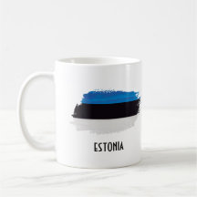 Bolas de café de Estonia. Colores estonios