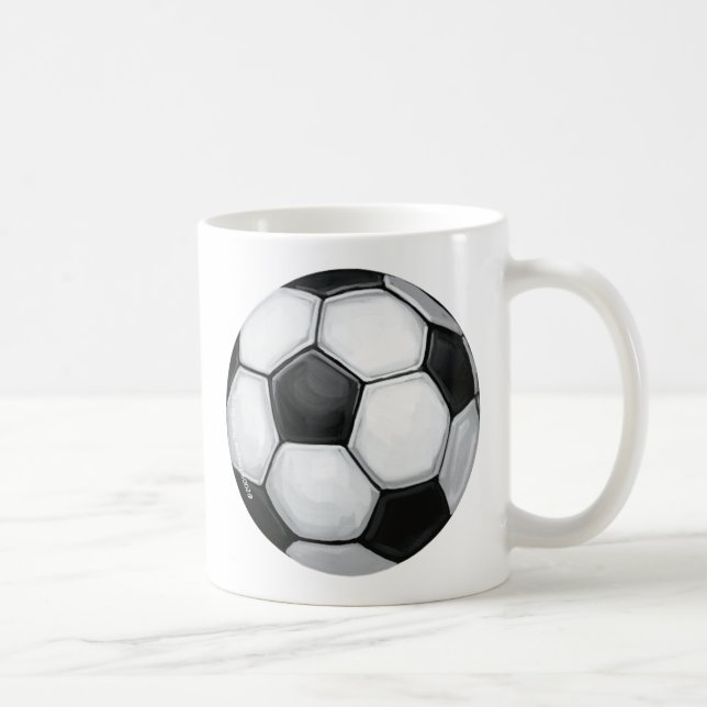 Taza De Café Bolas de fútbol (Derecha)