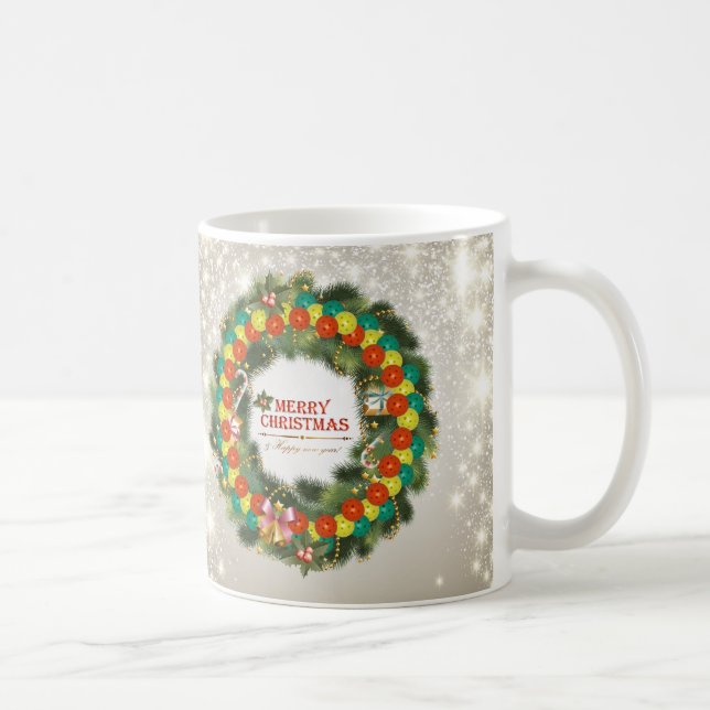 Taza De Café Bolas de pastas navideñas 1A Mug (Derecha)