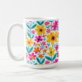 Taza De Café Bold Bloom Classic Mug