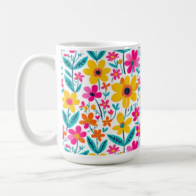 Taza De Café Bold Bloom Classic Mug (Izquierda)