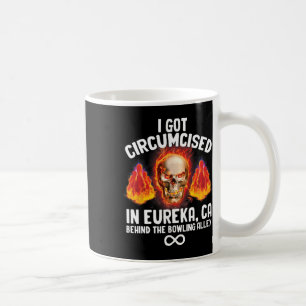 Taza De Café Boliche circuncidado Humor Extrañamente Específico