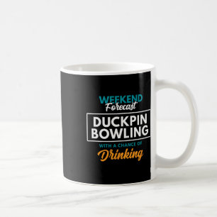 Taza De Café Boliche de duckpin de fin de semana