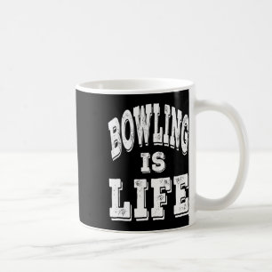 Taza De Café Boliche es vida - Láminas blancas angustiadas