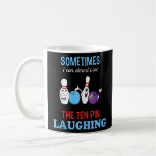 Taza De Café Boliche que puedo escuchar diez bolas de cerdo