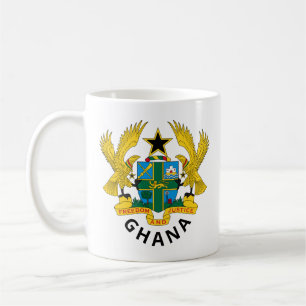 Taza De Café Bollo de café de armas de Ghana