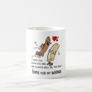 Taza De Café Bollos para mi visera, peluca graciosa personaliza