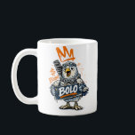 Taza De Café Bolo Graffiti Bird Mug<br><div class="desc">Add a bold urban vibe to your daily coffee with this Bolo Graffiti Bird Mug. Featuring a fun and energetic cartoon bird character with street-art style details, this design brings a unique mix of humor, creativity, and graffiti attitude. The playful character Bolo stands out with vibrant urban elements, a crown...</div>