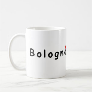 Taza De Café Bolonia Italia, me encanta Bolonia