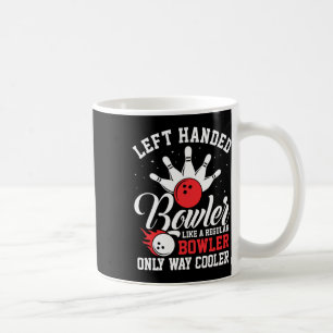 Taza De Café Bolos Guay de Bowler con mano izquierda en ataque