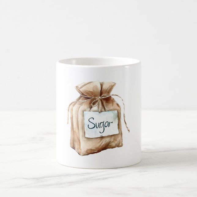 Taza De Café Bolsa de Azúcar (Centro)
