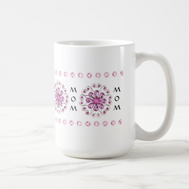TAZA DE CAFÉ BOLSA DE CAFÉ ROSA DE MAMÁ (Derecha)
