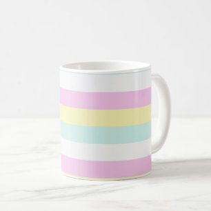 Taza De Café Bolsa de cuerpo cruzado de diseño rayado en pasto