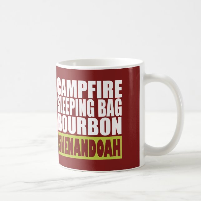 Taza De Café Bolsa de dormir sobre fuego de fuego Bourbon Shena (Derecha)