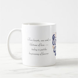 Taza De Café Bolsa de regalo romántico del Día de la Boda Feliz