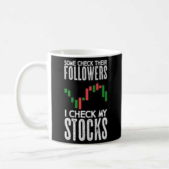 Taza De Café Bolsa de Valores de Daytrader Trading (Izquierda)