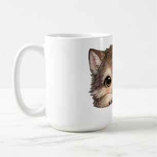Taza De Café Bolsa Transparente de Estadio con Cachorro de Lobo