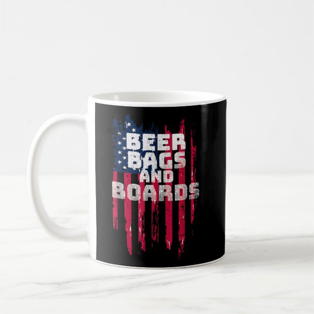 Taza De Café Bolsas de abejas de Cornhole (Izquierda)