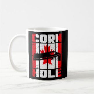 Taza De Café Bolsas de cartón Cornhole Canadá bandera de Canadá