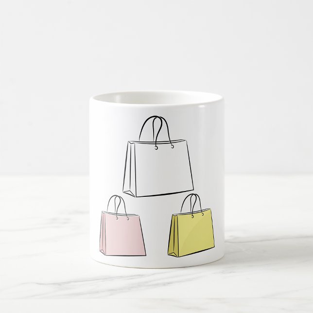 Taza De Café Bolsas de compras Mug (Subido por el creador)