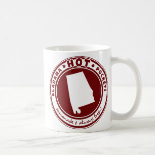 Taza De Café Bolsillo caliente de Alabama