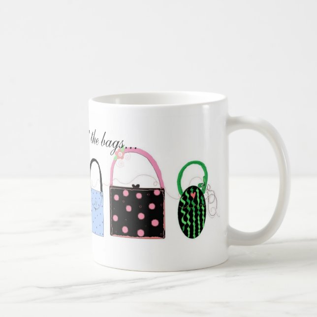 Taza De Café Bolsos Elegantes (Derecha)