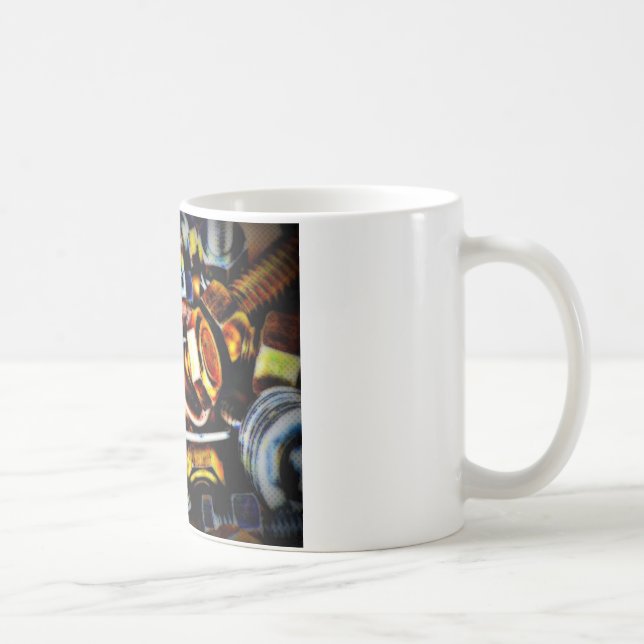Taza De Café Bolts Pop Art (Derecha)