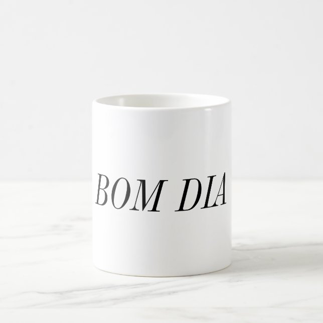 Taza De Café Bom Dia (Buenos Días) (Centro)