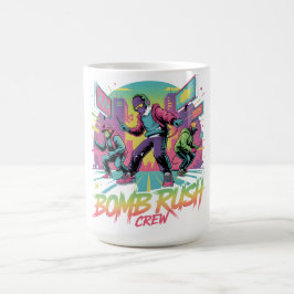 Taza De Café Bomb Rush Cyberfunk – Rebelión callejera de neón