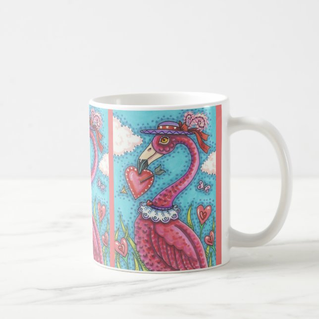 Taza De Café BOMBA CLÁSICO DE FLAMINGO PINO DE VALENTINA *Perso (Derecha)