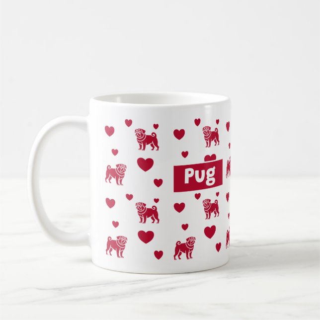Taza De Café Bomba Con Corazón Rojo (Izquierda)