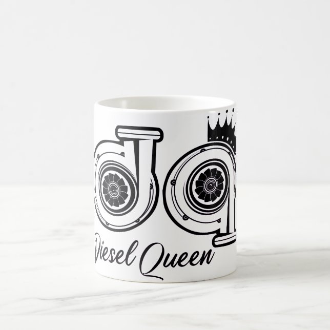 Taza De Café Bomba con el logotipo Diesel Queen (Centro)