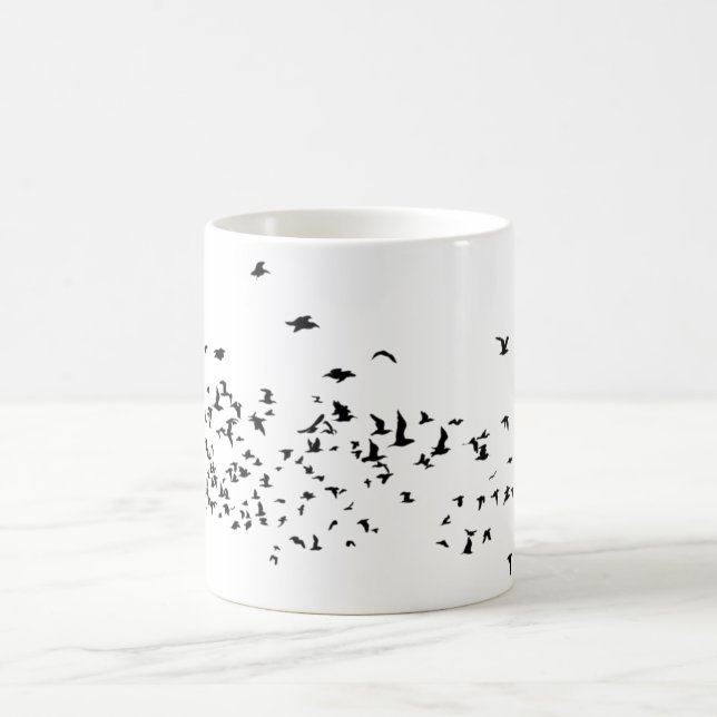 Taza De Café Bomba de aves voladoras (Centro)
