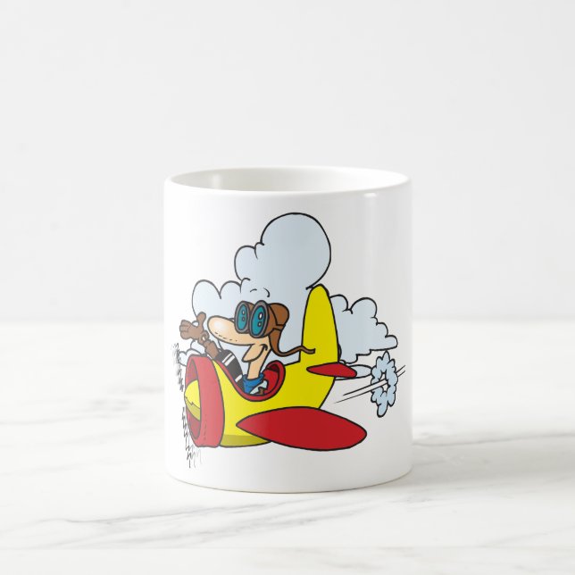 Taza De Café Bomba de avión personalizado (Centro)