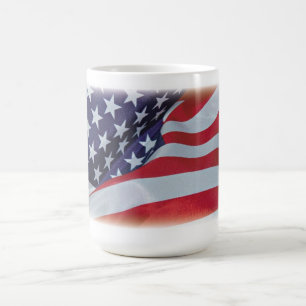 TAZA DE CAFÉ BOMBA DE BANDERA AMERICANA