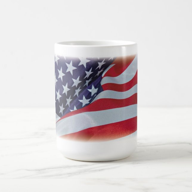 TAZA DE CAFÉ BOMBA DE BANDERA AMERICANA (Centro)
