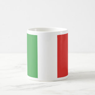 TAZA DE CAFÉ BOMBA DE BANDERA ITALIANA