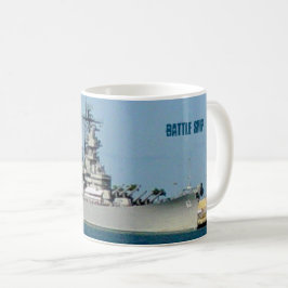 Taza De Café Bomba de Barco de Batalla