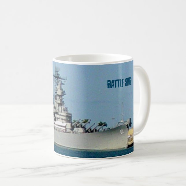 Taza De Café Bomba de Barco de Batalla (Anverso derecho)