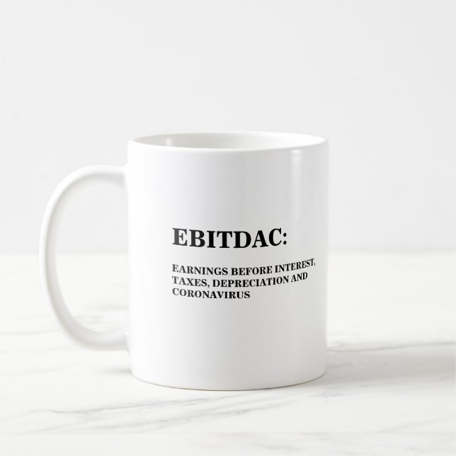 TAZA DE CAFÉ BOMBA DE CAFÉ DE CUENTA FINANCIERA EBITDAC (Izquierda)