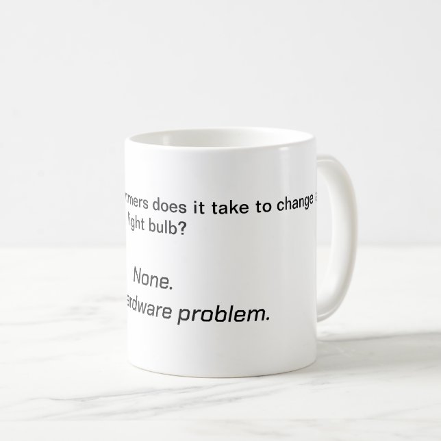 Taza De Café Bomba de Chiste de computadora - chiste de la viej (Anverso derecho)