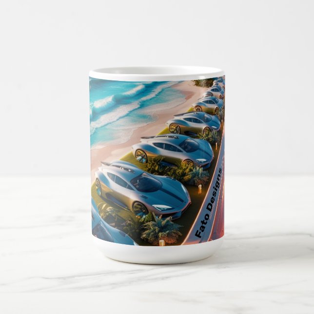 Taza De Café Bomba de coches de lujo (Centro)
