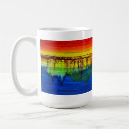 Taza De Café ¡BOMBA DE COLORES DE SALUD en colores de espectro