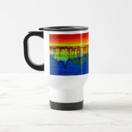Taza De Café ¡BOMBA DE COLORES DE SALUD en colores de espectro 