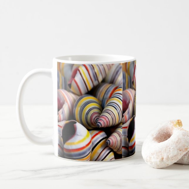 Taza De Café Bomba de conchas de playa (Con donut)