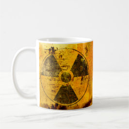 Taza De Café Bomba de contenedor de desechos nucleares dañada