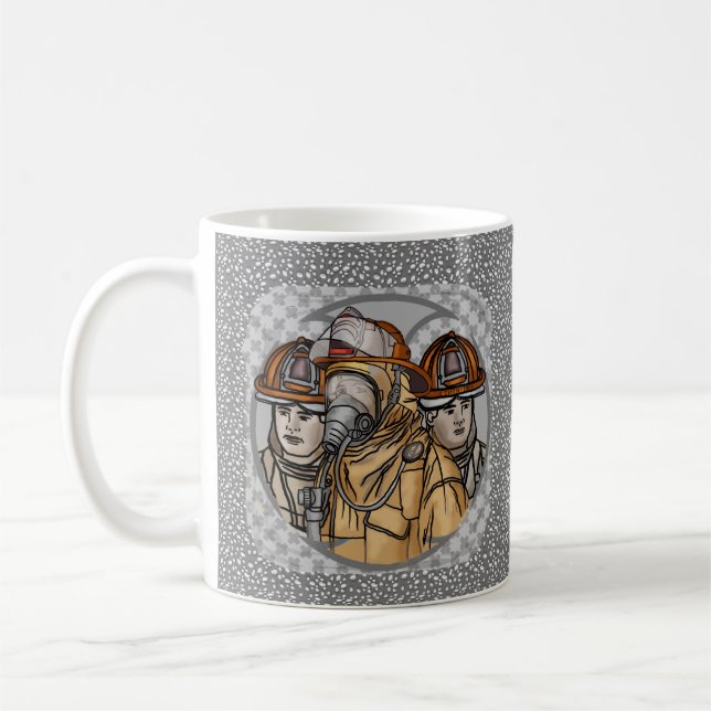Taza De Café Bomba de equipo de bomberos (Izquierda)