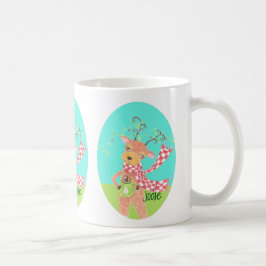 Taza De Café Bomba de feriado personalizada - Navidades renos