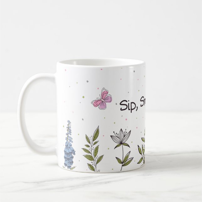 Taza De Café Bomba de flores (Izquierda)