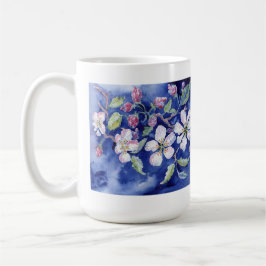 Taza De Café Bomba de "flores de manzana"